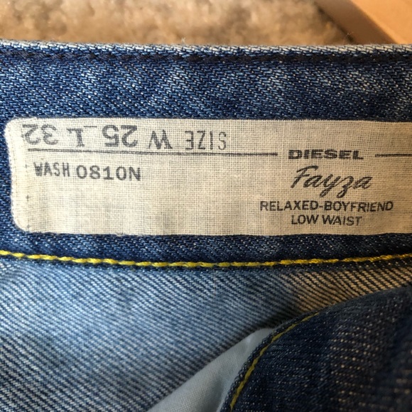 COPY - Diesel Fayza relaxed low waist . Like brand new - Picture 3 of 7